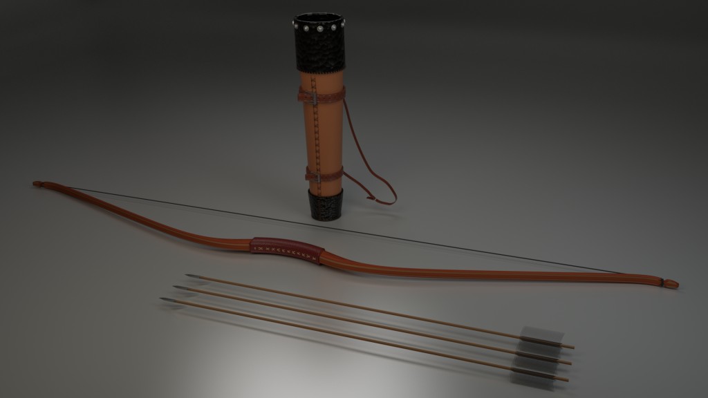 Classic Bow and Quiver preview image 1
